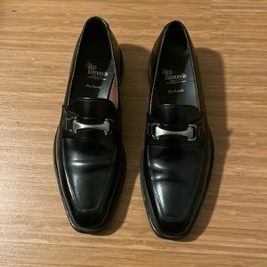 Allen Edmonds black leather loafers